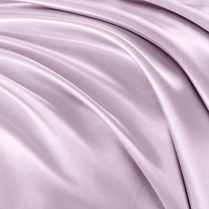 Mulberry Silk Pillowcase King Size Lavender Luxury Made in USA, Premium Silk Pillow Cases Purple for Hair and Face, Real 22 Momme, Anti Aging, 1 Pc 20"x36" (King, Purple)