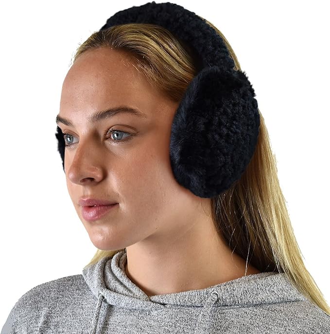 C.C Soft Winter Warm Adjustable Headband Ear Warmer Earmuffs