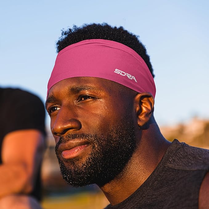 Suddora Workout Headband - Lightweight, Stylish & Comfortable Spandex Headband for Running, Workout, Football, Cosplay & Costumes