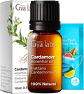 Gya Labs Cardamom Essential Oil - 0.34 Fl Oz - for Hair, Skin, Diffuser, Aromatherapy & DIY Candle Making Scent