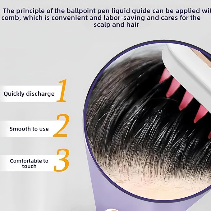 Head Brush Massage, Red & Blue Light Scalp Massager Brush for Hair & Scalp Care, Automatic Vibrating Head Massager with Multiple Modes, Gentle Comb for Home Relaxation & Daily Grooming