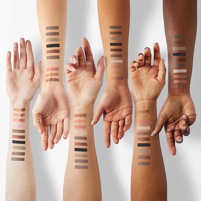 Julep Eyeshadow 101 Crème to Powder Waterproof Eyeshadow Stick 10 Piece Palette - Matte and Shimmer Finishes