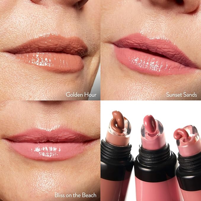 LAURA GELLER NEW YORK Shine-n-Shield Lip Balm SPF 15, Golden Hour - Nourishes, Hydrates & Protects Lips