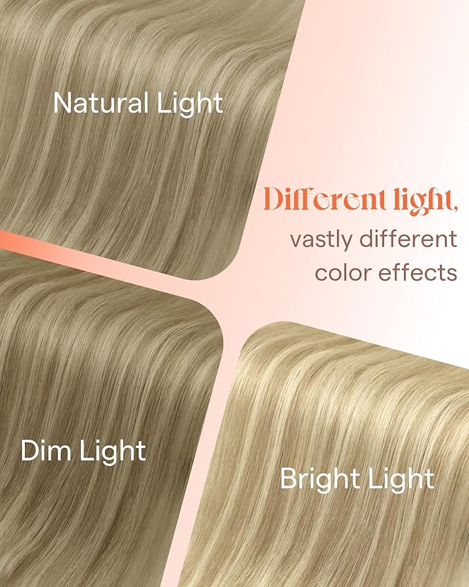 Sunny Hair Tape in Hair Extensions Real Human Hair Invisible Remy Hair Extensions Tape ins for Women Dark Honey Blonde Highlight Medium Blonde 24 inch 25G