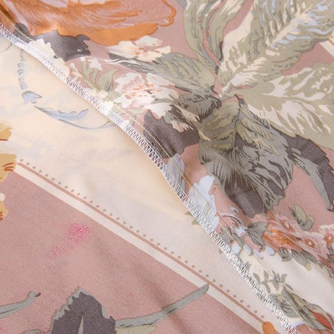 SLPBABY Silk Pillowcase for Hair and Skin with Hidden Zipper Print (Queen, Pattern18)