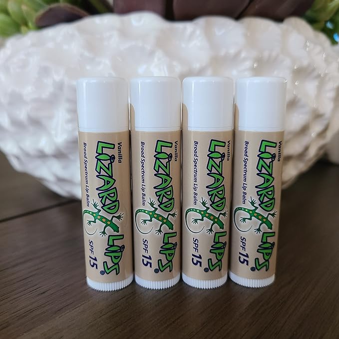 Lizard Lips SPF 15 Lip Balm (Vanilla)