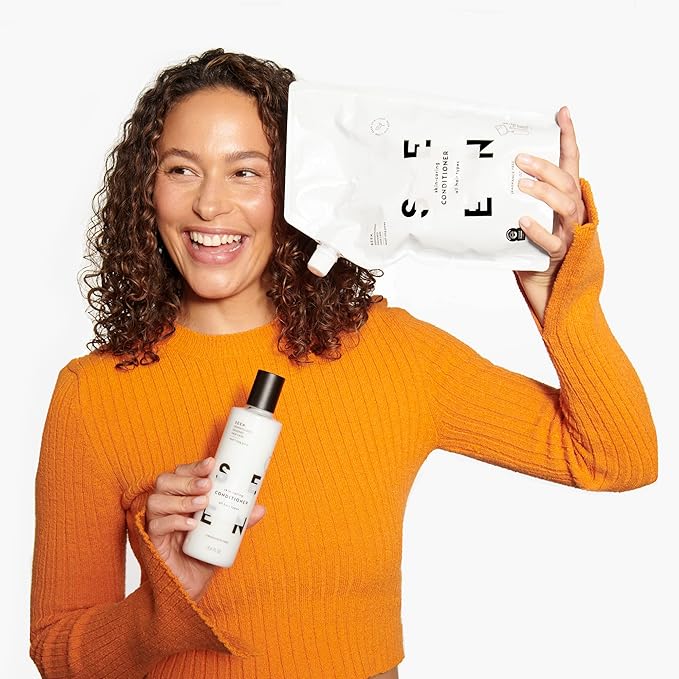 SEEN Deeper Conditioner Eco-Refill- Scented - Non-Comedogenic & Hair Conditioner- Dermatologist-Developed -Safe for Sensitive & Acne Prone Skin