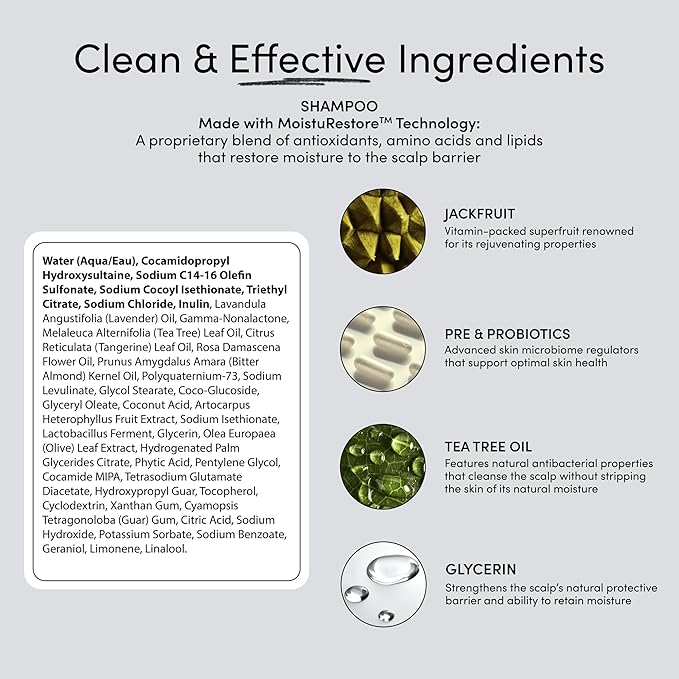 Jupiter, Physician-Formulated Moisture Boost Duo: Hydrating Shampoo & Conditioner, for Dry, Itchy, Tight Scalp, Vegan, Sulfate-Free, Color-Safe, & Paraben-Free, Deep Moisturizing Shampoo & Conditioner