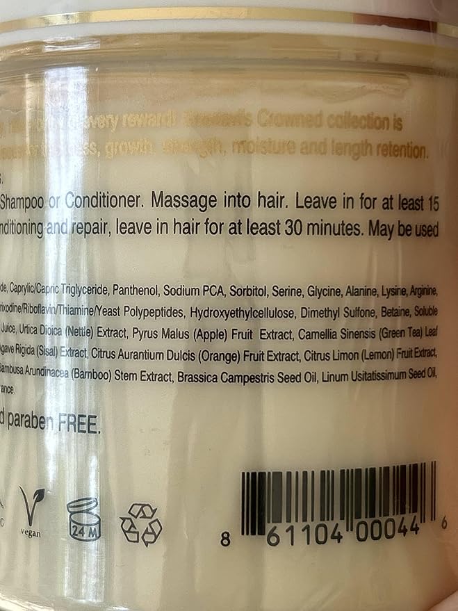 Shedavi Hair Masque - Protein Treatment with Keratin Building Aminos for Dry, Damaged Hair