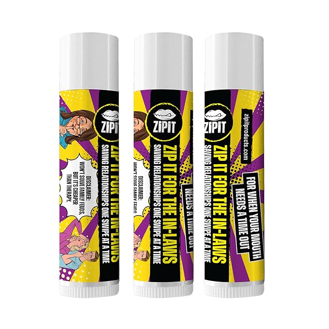 Zip It For In-Laws Lip Balm - Saving Relationships One Swipe At A Time
