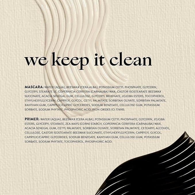 Honest Beauty 2-in-1 Extreme Length Clean Mascara + Lash Primer | Lengthening + Volumizing | EWG Verified + Cruelty Free | Black, .27 fl oz