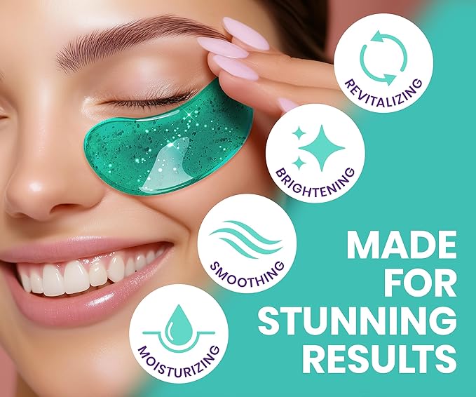 Stylia Under Eye Patches for Puffy Eyes and Dark Circles (6 Pairs) - Marine Collagen Under Eye Mask with Retinol, Vitamin C, Hyaluronic Acid, Pearl Extract - Eye Masks for Dark Circles and Puffiness
