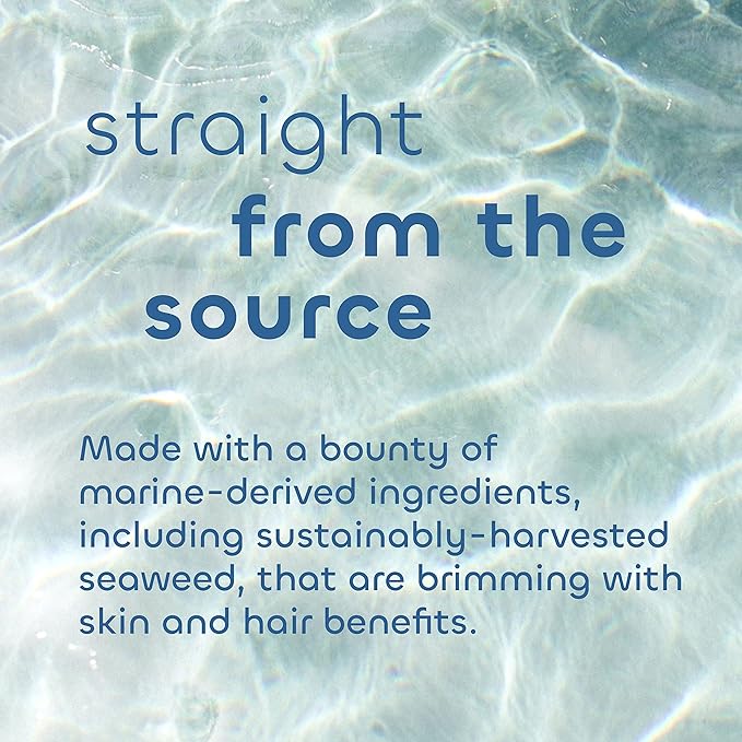 Seaweed Bath Co. Gentle Conditioner, Unscented, 12 Ounce, Sustainably Harvested Seaweed, Aloe, Argan Oil, for Sensitive Scalps