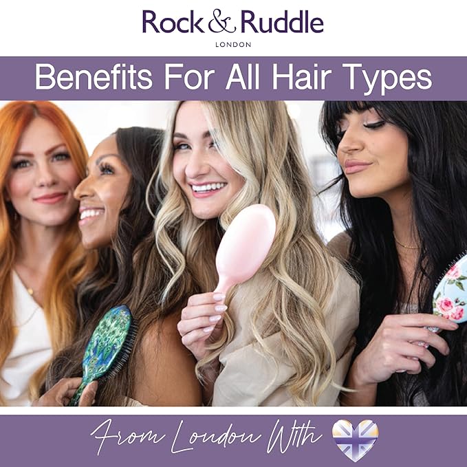 Rock & Ruddle Hair Brush S Acorn & Butterfly