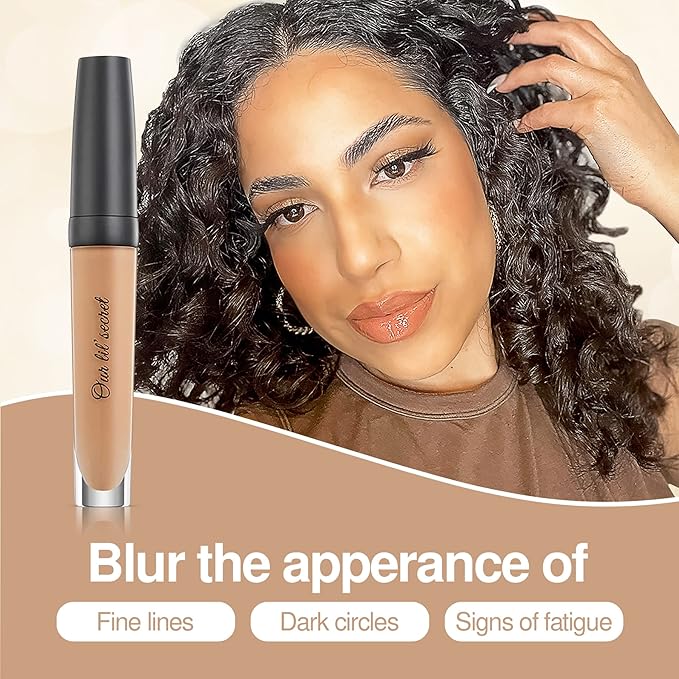 Frankie Rose Cosmetics Our Lil’ Secret Concealer – Sweat-Proof & Matte Under Eye Concealer, Long Lasting Concealer Full Coverage For Fine Lines, Dark Circles & Hide Imperfections - Chai