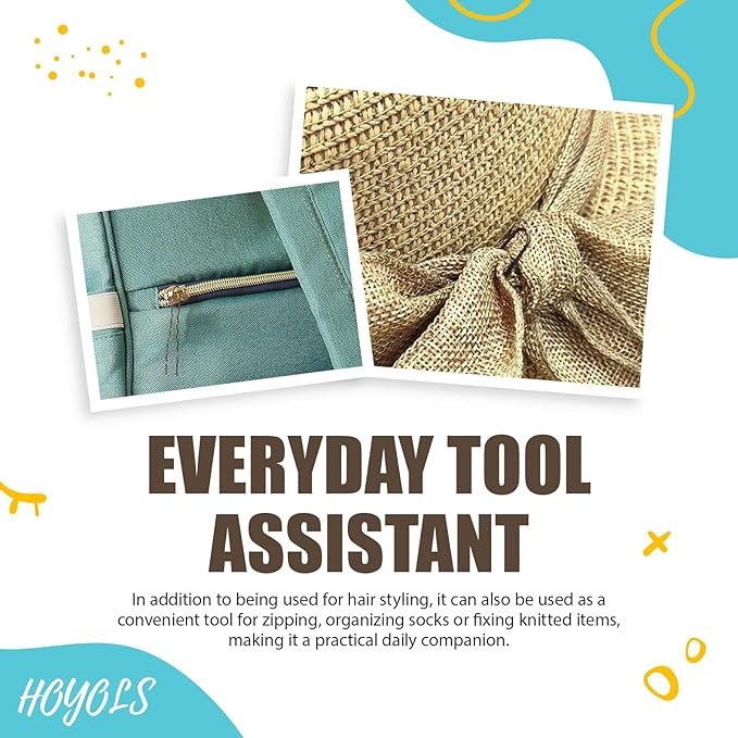 HOYOLS U Shaped Assorted Size Hair Bobby Pins, Metal Bun Clips Hairpin Crimped Design with Ball Tips for Women Girls Grips Hairstyle, 150 Count Bulk Pack (Brown)