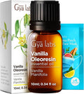 Gya Labs Vanilla Essential Oil - 0.34 Fl Oz - for Hair, Skin, Diffuser, Aromatherapy & DIY Candle Making Scent