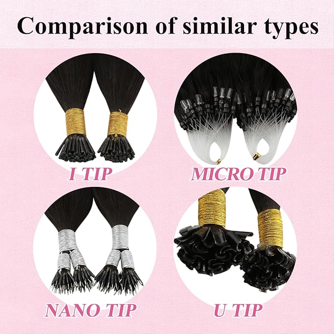 YoungSee Micro Loop Hair Extensions Real Human Hair Dark Brown Micro Bead Hair Extensions Dark Brown Bead Extension Human Hair 20In Pre Bonded Hair Extension 50s 50g Invisible Microring Hair Extension