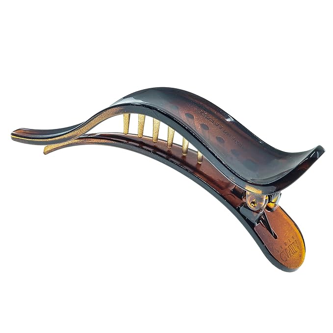 Camila Paris CP922 French Hair Clip for Women, Alligator Clip, Duckbill Girls Hair Claw Clips Jaw Fashion Durable and Styling Hair Accessories for Women, Strong Hold No Slip Grip, Made in France