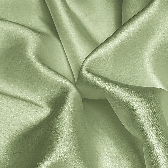 INFIIXSO Body Pillow Cover with Zipper, Luxury Mulberry Silk Body Pillow Case 20x54 Inches, Ultra Smooth and Soft Cooling Long Pillowcase, Gift for Women, Men(Sage Green)
