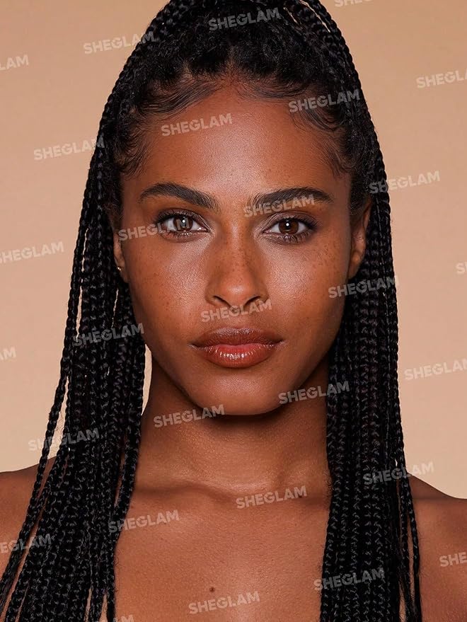 SHEGLAM SKin-Focus Full Coverage Powder Foundation Oil-Control Lightweight Face Pressed Powder Makeup-Honey