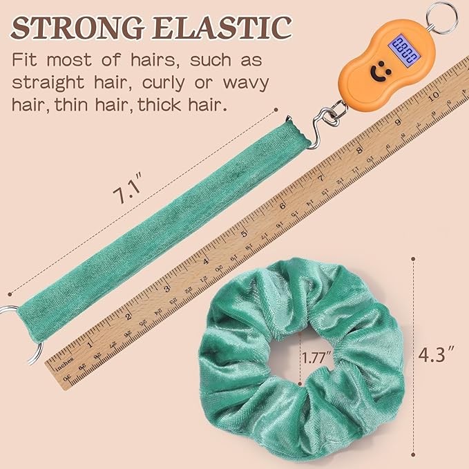 OCATO Birthday Gifts for Women Mom: 24Pcs Velvet Scrunchies Easter Basket Essentials for Adults Girls Elastic Hair Scrunchies for Women Girls Hair Ties Hair Bands Hair Accessories Party Favors