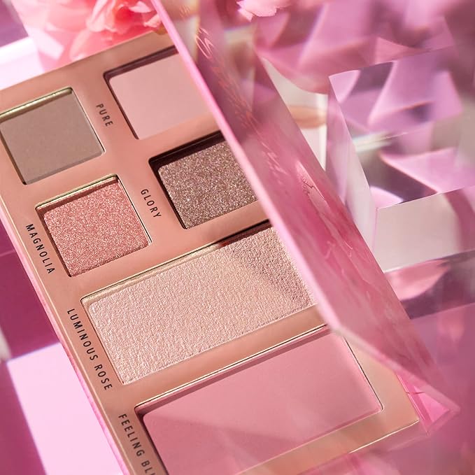 Catrice | Blossom Glow Eye & Cheek Palette | Multi-Use Make Up with Eyeshadows, Blush & Highlighter | Highly Pigmented Matte & Shimmer Shades | Travel Friendly | Vegan & Cruelty Free