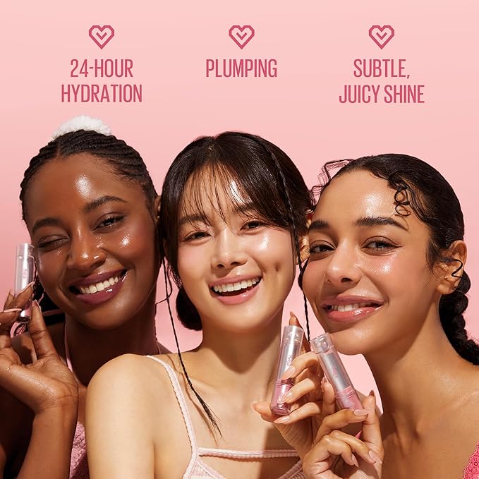 Kaja Juicy Glass Lip Balm | Plumping, Hydrating, Korean Lip Balm, Moisturizing Lip Care, 24hrs Long-lasting Hydration, Nourishing Lip Care | Guava Punch, 0.15 oz.