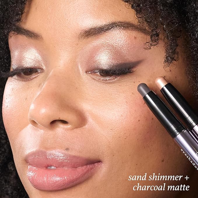 Julep Eyeshadow 101 Crème-to-Powder Eyeshadow Stick Palette-Style Creme-to-Powder 12 Piece Gift Set- Daylight and Moonlight Kit