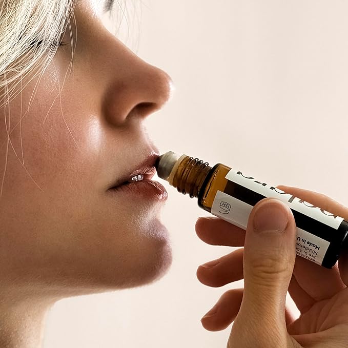 Lip Oil | 100% Plant-Derived & Vegan | Hydrating & Nourishing Lip Care with Squalane | 4-Ingredient Lip Oil Formula for Dry Lips | Lip Moisturizer Rich in Antioxidants and Vitamins | 0.33 oz