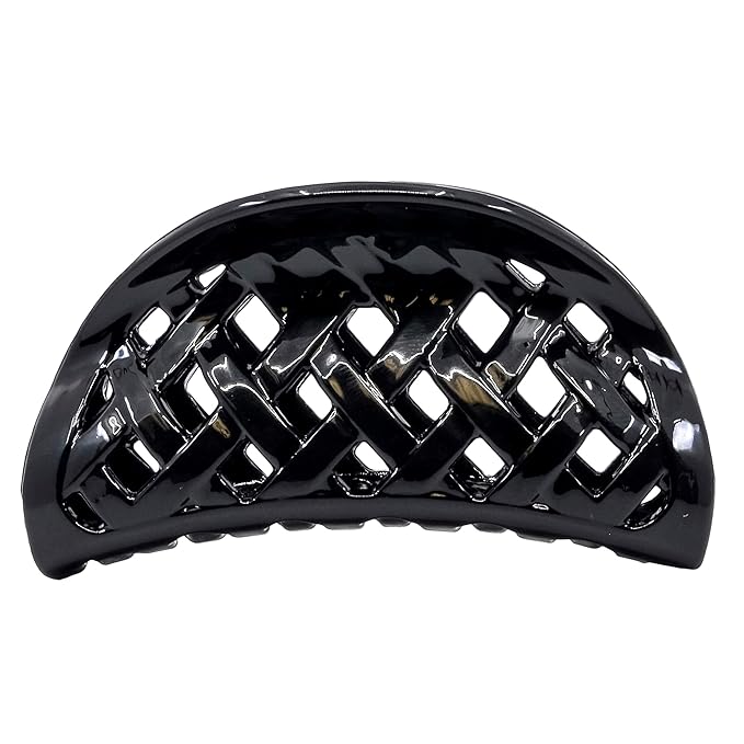 Camila Paris CP1806 French Hair Clip for Women Thick Hair for Long Curly Wavy Hair, Girls Hair Claw Clips Jaw, Durable Styling Big Claw Clip for Thick Hair, Strong Hold No Slip Grip, Made in France