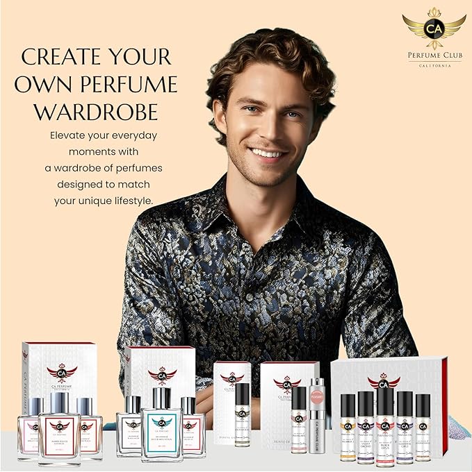 CA Perfume Impression of Mr. Savage For Men Replica Fragrance Body Oil Dupes Alcohol-Free Roll-On 0.3 Fl Oz/10ml