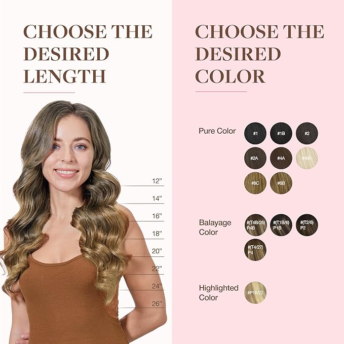 GOO GOO Clip in Hair Extensions Real Human Hair, Remy Human Hair Extensions Clip ins for Women, Natural Human Hair, 20inch 150g 9Pcs, 7 Bronde
