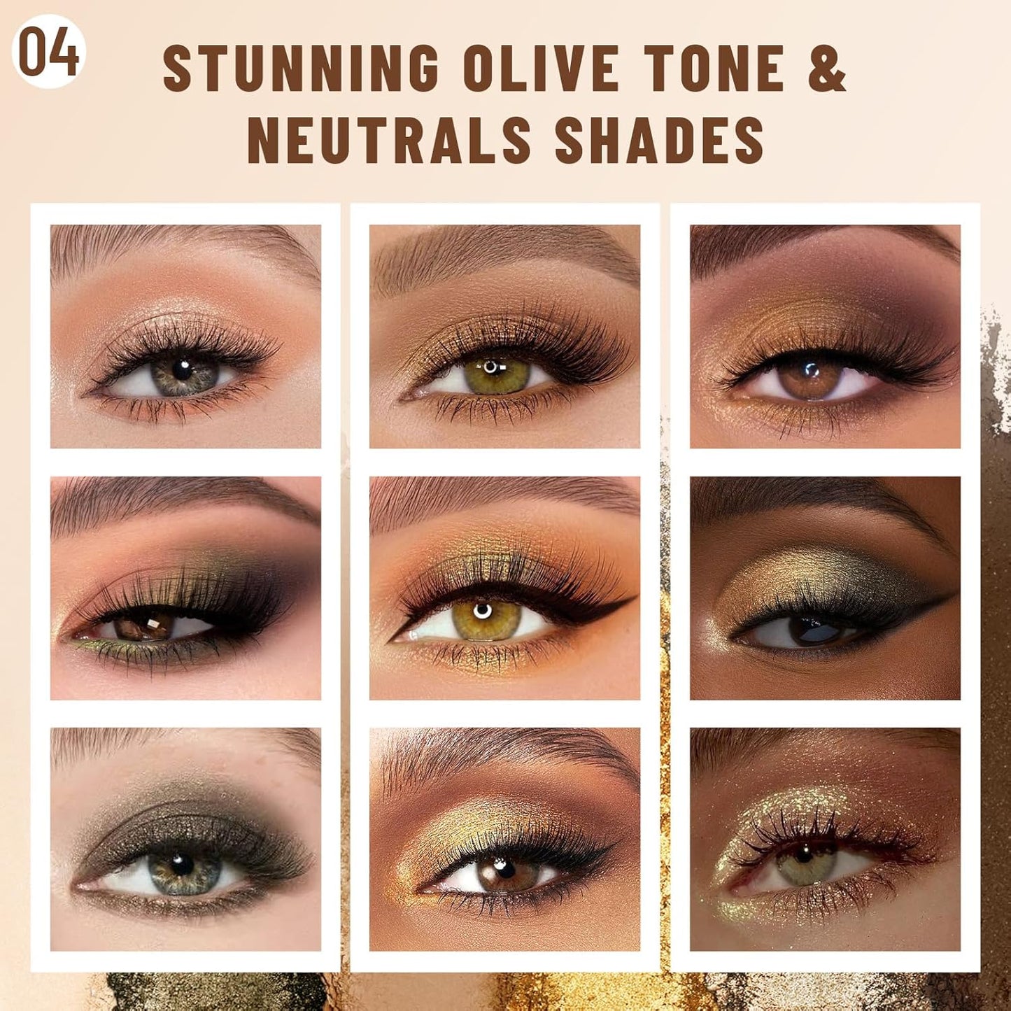 2PCS 6 Colors Mini Eyeshadow Palette Makeup with Brush Set Neutral Nude Eye Shadow Brown & Olive-colored Matte Shimmer Make Up Pallet with Mirror Highly Pigmented Travel Size Gift Kit