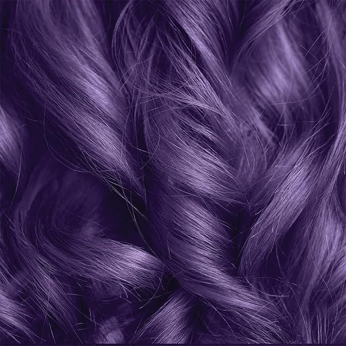 Ion Permanent Brights Creme Hair Color Purple, Vegan, Cruelty Free, PPD Free, 100% Gray Coverage, Long Lasting, Fade Resistant Color, 2.05 oz