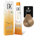 GK HAIR Global Keratin Permanent Hair Cream Color with 87+ Shades (3.4 Fl Oz/100ml) Nourishing & Cleansing Colors for Styling Long Lasting Natural Toner
