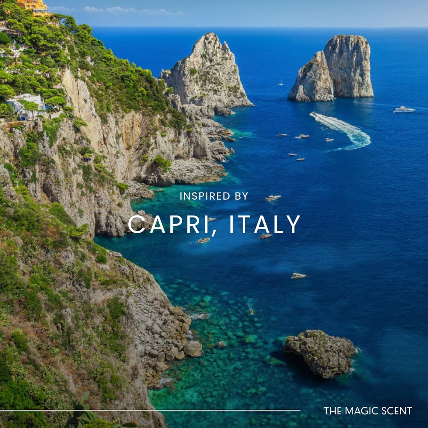 Hotel Di Capri Hotel Scent Diffuser Oil - Cold-Air & Ultrasonic Fragrance Oil for Diffuser - HVAC scents Inspired by Capri, Italy - Essential Oils for Diffusers - 8.5 fl oz, 250 mL