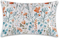 Satin Pillowcase 1 Pack-Watercolor Flowers Small Floral Silky Pillow Cover for Hair and Skin,Standard Size 20x26 Inch Soft Cooling Printed Pillow Cases with Hidden Zipper,Gifts for Women Men
