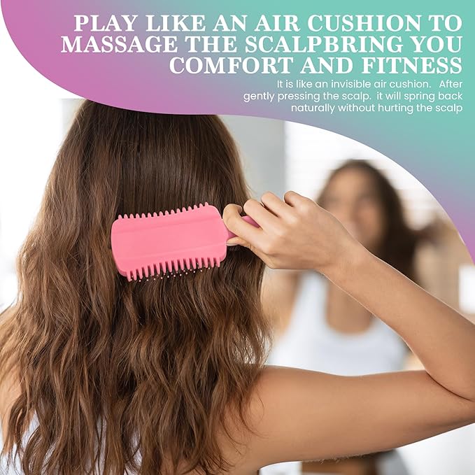 Curly Hair Brush 2 Pack, Volume Curl Defining Brush for Effortlessly Detangling Shaping and Styling Women's Curls, Reduce Pulling