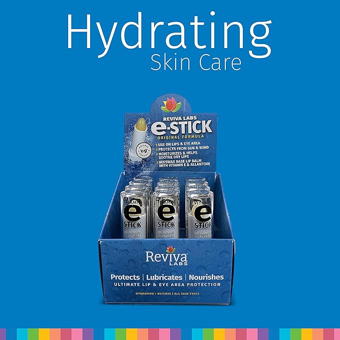 REVIVA LABS - Vitamin E Oil E-Stick, 12 Count (Pack of 1)