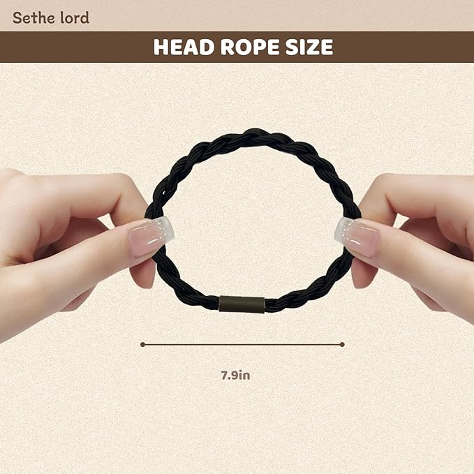 48 Pcs Boho Hair Ties - Morandi & Earth Tone Elastic Hair Bands, No Crease Durable Hair Accessories for Women Girls, Multi - Color Handmade Hair Ropes with Kraft Paper Hanging Card