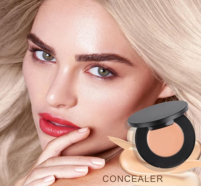 Cream Concealer Corrector Correcting Contour Makeup Set under Eye Concealer Cream Kit for Dark Circles and Blemish 14