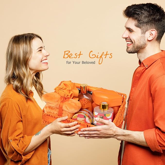 Mothers Day Gifts for Mom - 23-Piece Bath & Body Gift Basket Set for Women, Bath Gift Set, Spa Gift Basket Set with Bath Bomb & More | Christmas Valentine's Birthday Gifts, All Occasion Present