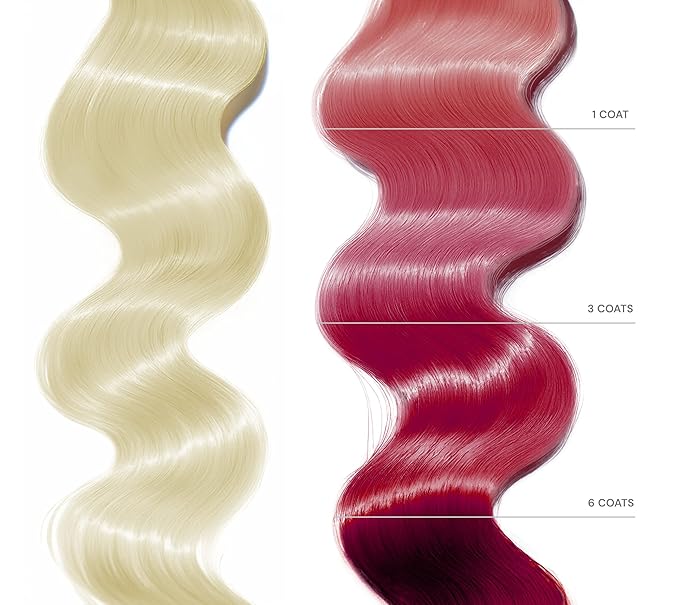 Just Color Semi Permanent Spray Dye | Customizable Shades | Ready in 10 Minutes | No Mess - Sprayable Hair Color | Leave in Conditioner | Red Bite Hair Dye Spray | Lasts 8-12 Washes | Pack of 2