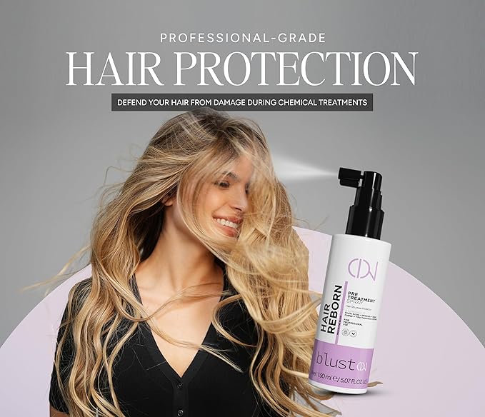 Hair Reborn Spray – Professional Daily Treatment for Damaged & Color-Treated Hair – Strengthening, Hydrating & Protective Vegan-Friendly Leave-In Spray – 100 ml / 5.07 oz