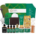 Christmas Gifts for Men, 30 Pcs Men Bergamot Facial Skin Care Set, Beard Grooming Kit, Spa and Bath, Self-Care Gift, Face Cleanser, Beard Oil, Serum, Parfume, Birthday, Valentines, Husband, Dad