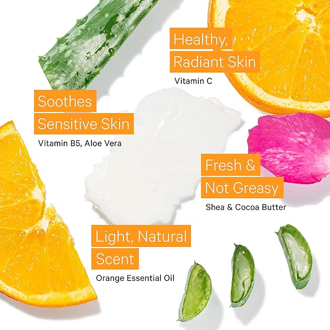 Tree to Tub Shea Body Butter for Dry, Extremely Dry, Sensitive Skin - Moisturizing Body Cream for Women & Men, Hydrating Body Lotion Moisturizer w/Vitamin C, Organic Cocoa, All Natural Citrus Scent