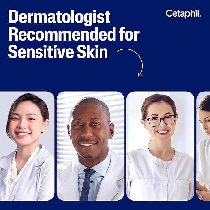 Cetaphil Face & Body Moisturizer, Hydrating Moisturizing Cream for Dry to Very Dry, Sensitive Skin, NEW 20 oz, Fragrance Free, Non-Comedogenic, Non-Greasy (Packaging May Vary)