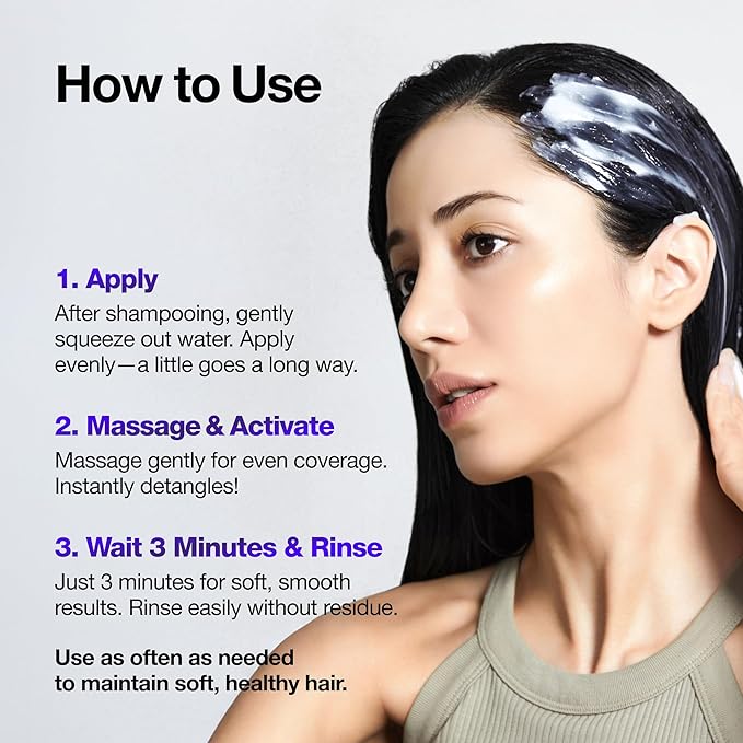 Protein Capsule Hair Repair Treatment, 3-Minute Keratin Hair Mask & Deep Conditioner for Damaged, Repair & Strengthen, Instant Detangling, Anti-Frizz, Low-pH, Fine-Hair Safe, 6.76 fl oz