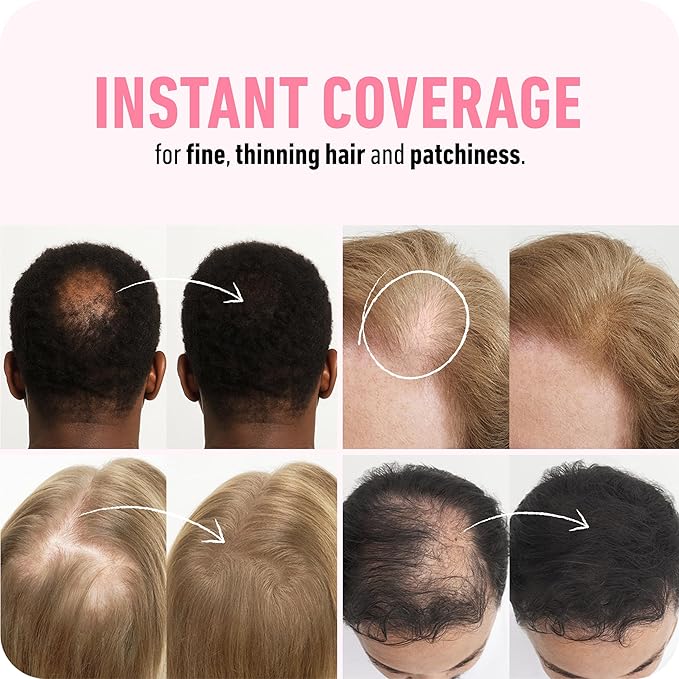 BOLDIFY Hair Fibers (12.5g) - Fill In Thinning and Fine Hair for an Instantly Fuller, Thicker Look - 14 Shades for Women & Men - Dark Blonde